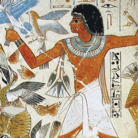 Ancient Egyptian Reproduction Unframed Giclee Art Print Nebamun Hunting