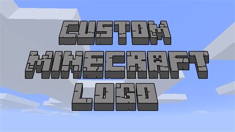 Custom Minecraft Logo Maker