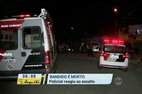 Pm Reage A Assalto E Mata Ladrão Em São Paulo Violência Sbt News