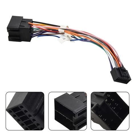 Car Pin To Iso Cable Adapter Male Plug To Female Connector Wiring