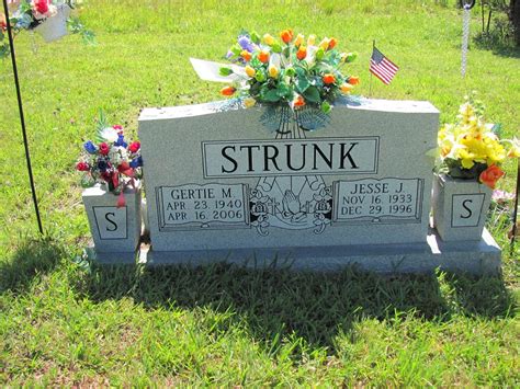 Jesse J Strunk 1933 1996 Find A Grave Memorial