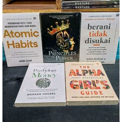 Jual Paket Buku Motivasi Atomic Habits The Principle Of Power Berani