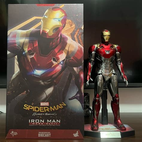 野獸國 Hot Toys 蜘蛛人 返校日 鋼鐵人 MK47 MMS427 蝦皮購物