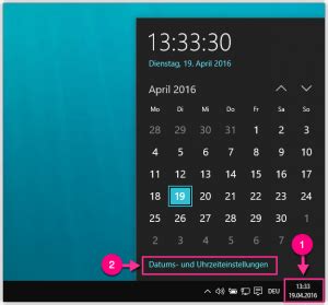 Windows 10 Uhrzeit Und Datum Manuell Oder Automatisch Einstellen