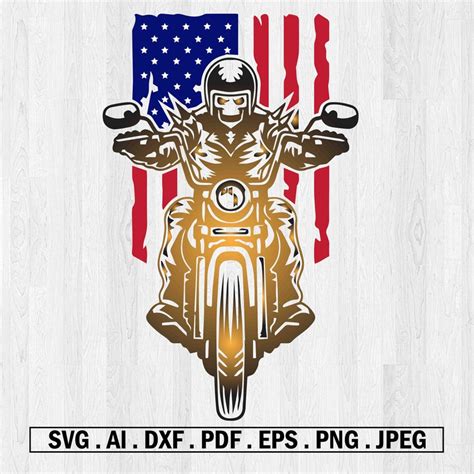 Us Biker Svg Us Rider Svg Biker Dad Svg Bike Shirt Svg Etsy