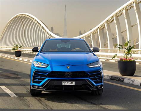 Rent Lamborghini Urus Blue 2021 In Dubai