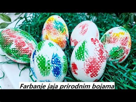 Farbanje Uskrsnjih Jaja U Ubrusu Bez Hemikalija I Otrovnih Boja Youtube