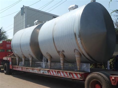 Swaraj Horizontal Milk Storage Tank Storage Capacity 500 30000 Ltr At