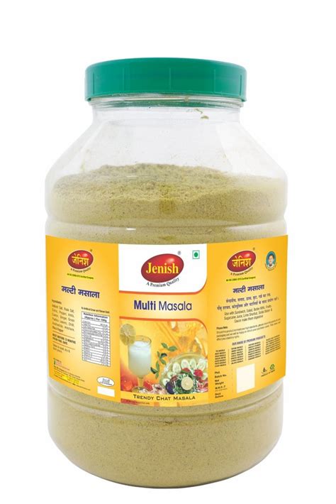 Jenish Multi Masala Powder Packaging Type Plastic Jar Packaging Size