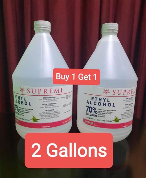 Alcohol Buy 1 Take 1 Supreme Ethyl Alcohol 70 With Dual Moisturizer 3