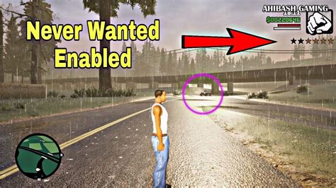 Gta San Andreas Definitive Edition Never Wanted Level Cheat Code Youtube