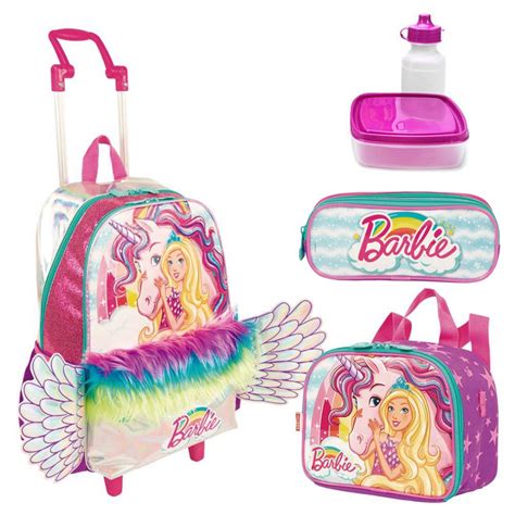 Kit Mochila G Escolar Barbie Unic Rnio Dreamtopia Sestini Submarino