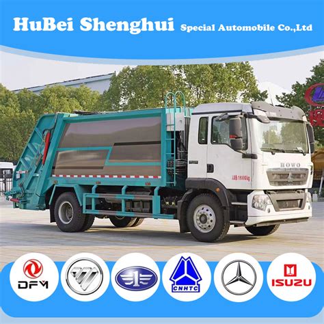 Compactor Garbage Truck 18 Cbm Compressed Refuese Truck 4X2 Garbage