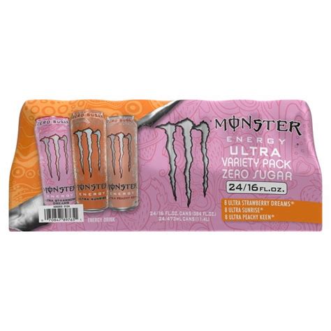 Monster Energy Ultra Zero Sugar Variety Pack Fl Oz Count