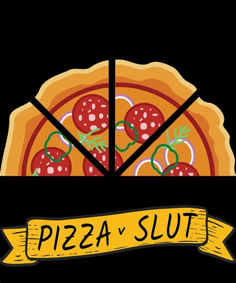 Pizza Slut Poster 80s Trending Painting By Reece Jake Fine Art America