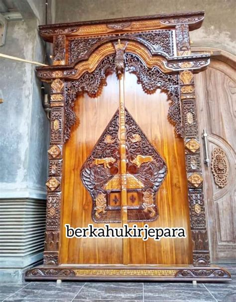 Gebyok Kelir Ukir Wayang Gunungan Berkah Ukir Jepara