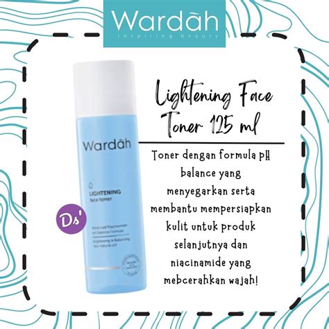 Jual Wardah Toner Lightening Face 125 Ml Hydrating Toner Dengan