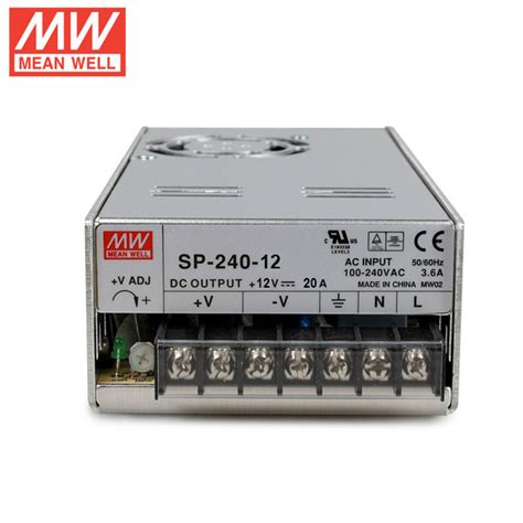 Mean Well RSP 240 12 DC12V 240Watt 20A UL Certification AC110 220 Volt