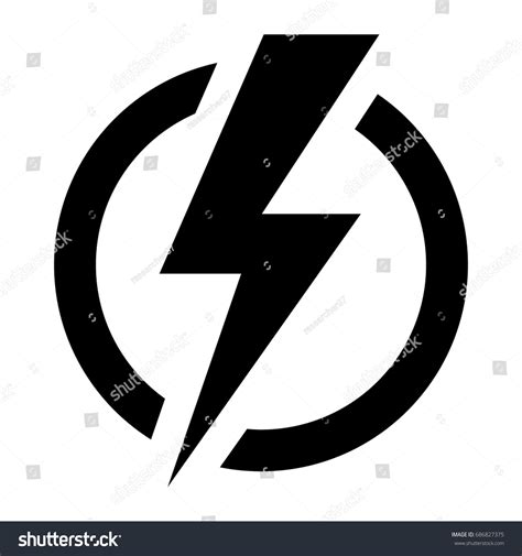 Electric Power Vector Stock Vector Royalty Free 686827375 Shutterstock