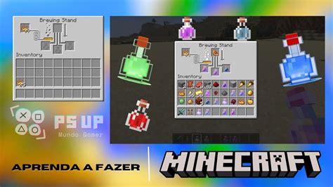 Como Fazer Poções no Minecraft Todas as Fórmulas de Poções