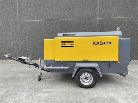 Atlas Copco XAS 186 DD N Mobile Compressor For Sale Belgium Waregem