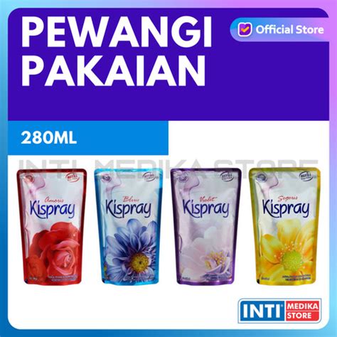 Jual Kispray Semprotan Baju Pelicin Pewangi Dan Pelembut Refill Ml