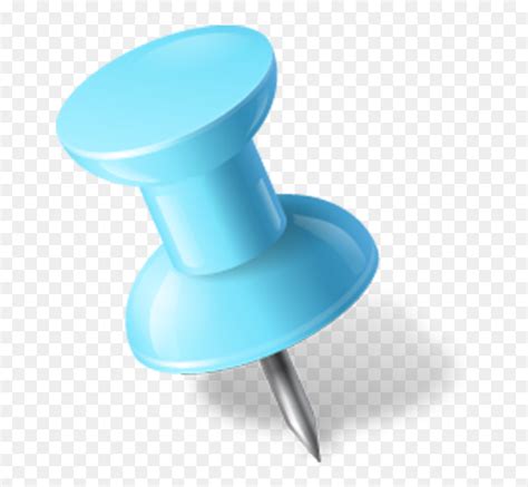 Transparent Pushpin Png Transparent Background Blue Push Pin Png