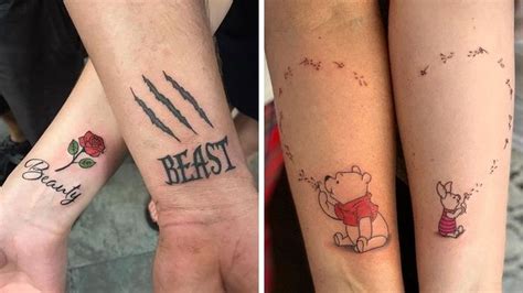 30 Disney Couple Tattoos That Prove Fairy Tales Are Real Disney