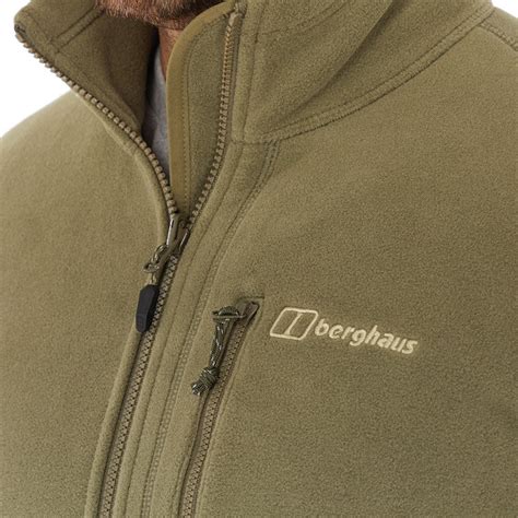 Buy Berghaus Mens Activity Polartec Interactive Full Zip Fleece Dark Green