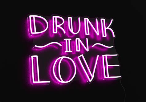 Drunk In Love Led Neon Neon Signs For Weddings