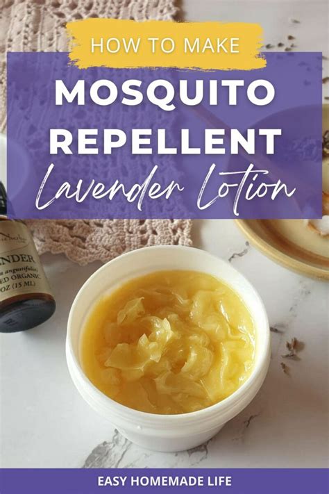 Does Lavender Essential Oil Lotion Repel Mosquitoes