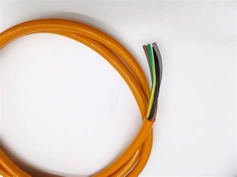 Oil Resistant Jz 500 Orange Control Cable PVC 3G 1mm2 1 5 Mm2 2 5mm2