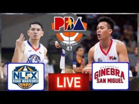 Pba Live Nlex Vs Brgy Ginebra Live Scores And Commentary Free