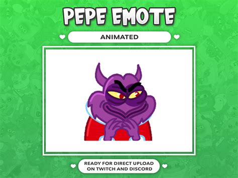 ANIMATED EMOTE Christmas Pepe Evil Peepo for Twitch, Kick and Discord - Etsy