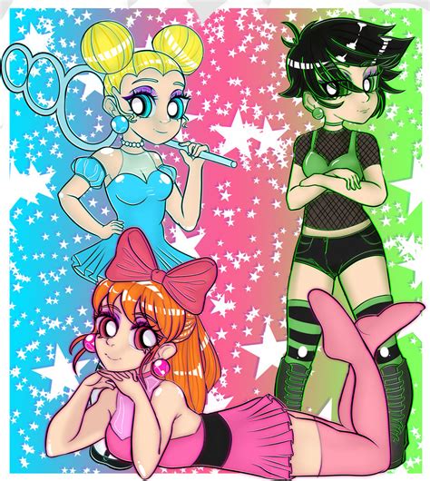 PowerPuff Girls 2023 by Collieh on DeviantArt