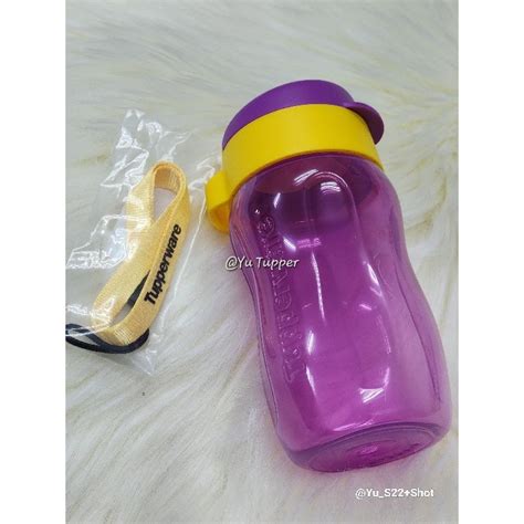 TUPPERWARE Slim Eco Bottle Mini 310ml With Strap Shopee Malaysia