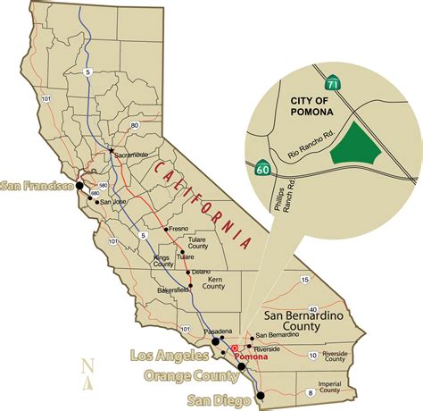 Pomona Map – YK America Regional Center