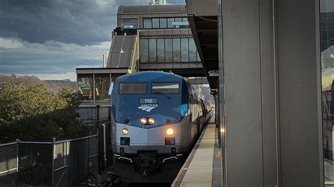 An Entire PM Rush Hour Of Amtrak Metro North Railroad Trains At