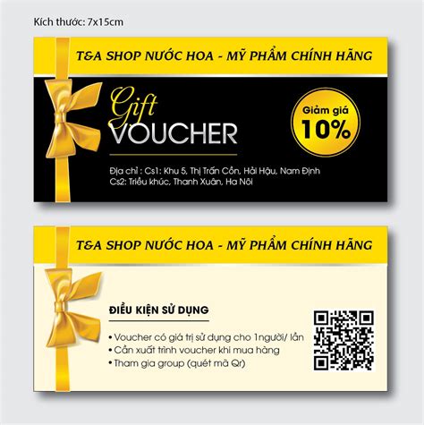 TẢi Free 58 Mẫu Voucher ️ Phiếu Giảm Giá đẹp Nhiều Lĩnh Vực