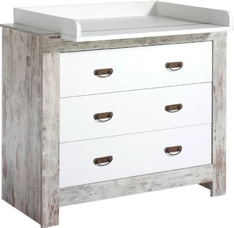 Schardt Commode Langer Tiroirs Bois Massif Lim Et Blanc Nordic