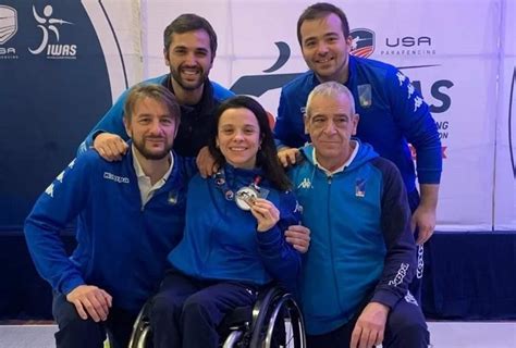 Scherma Coppa Del Mondo Paralimpica Doppio Argento Per La Pasquino