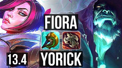 Fiora Vs Yorick Top 9 1 2 6 Solo Kills 400 Games 900k Mastery