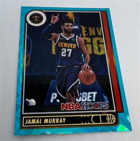 2021 22 Panini NBA Hoops Teal Explosion Jamal Murray Denver Nuggets 1