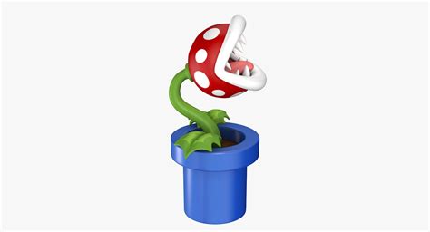 Piranha Plant Super Mario 3d Model 34 C4d Fbx Obj Free3d