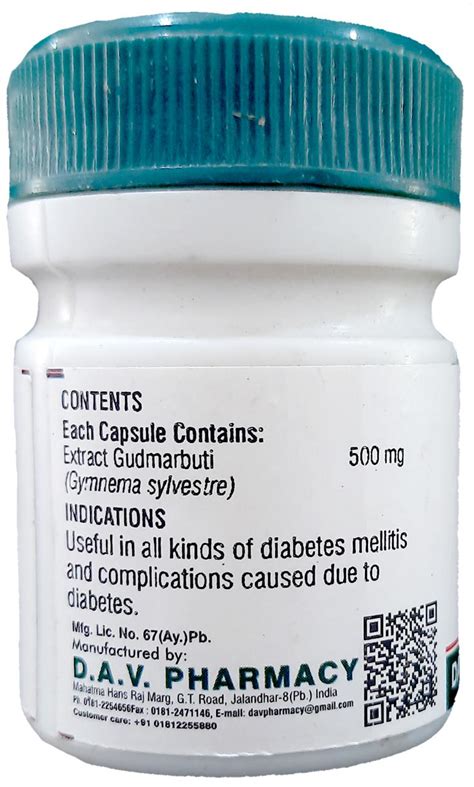 single herbal capsule dav pharmacy