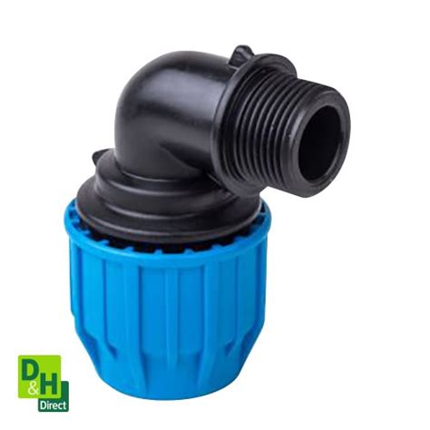 pipe fitting male elbow pol  bspm options dh direct