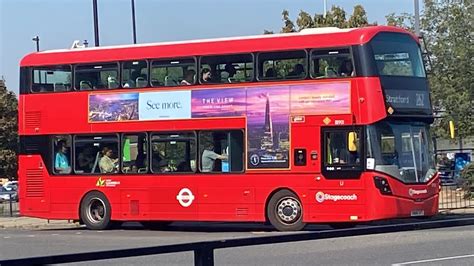 Wright Streetdeck Hev Stagecoach London Route Stratford Youtube