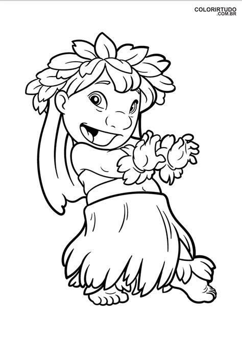 Página Para Colorear De Lilo