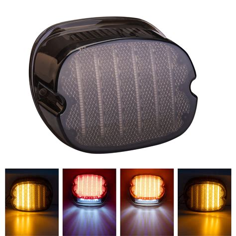 Buy Led Tail Light With Turn Signal Led Brake Running Light Smoked Low