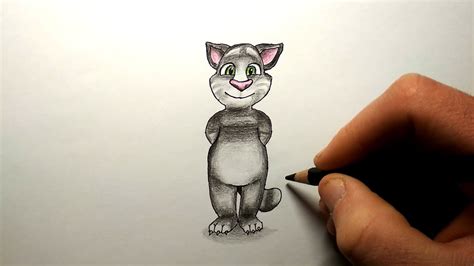 How To Draw Talking Tom Youtube